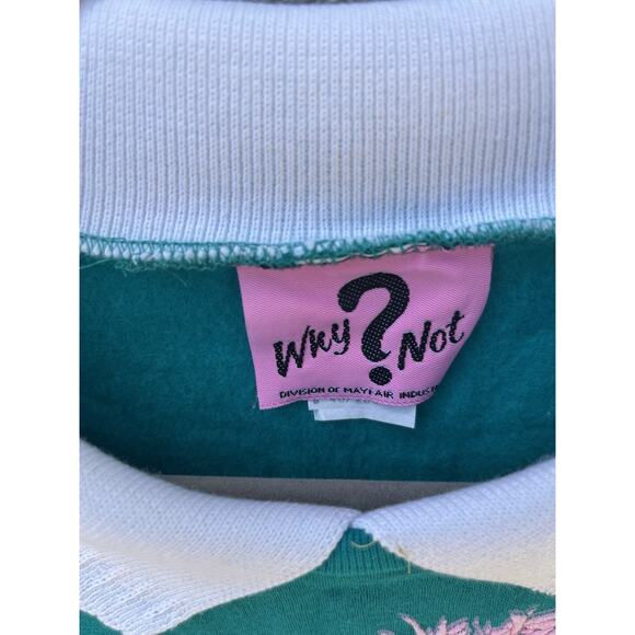 Vintage Puffy Bright 20W Sweatshirt Kitsch Wildflowers Grandmacore - Picture 4 of 10